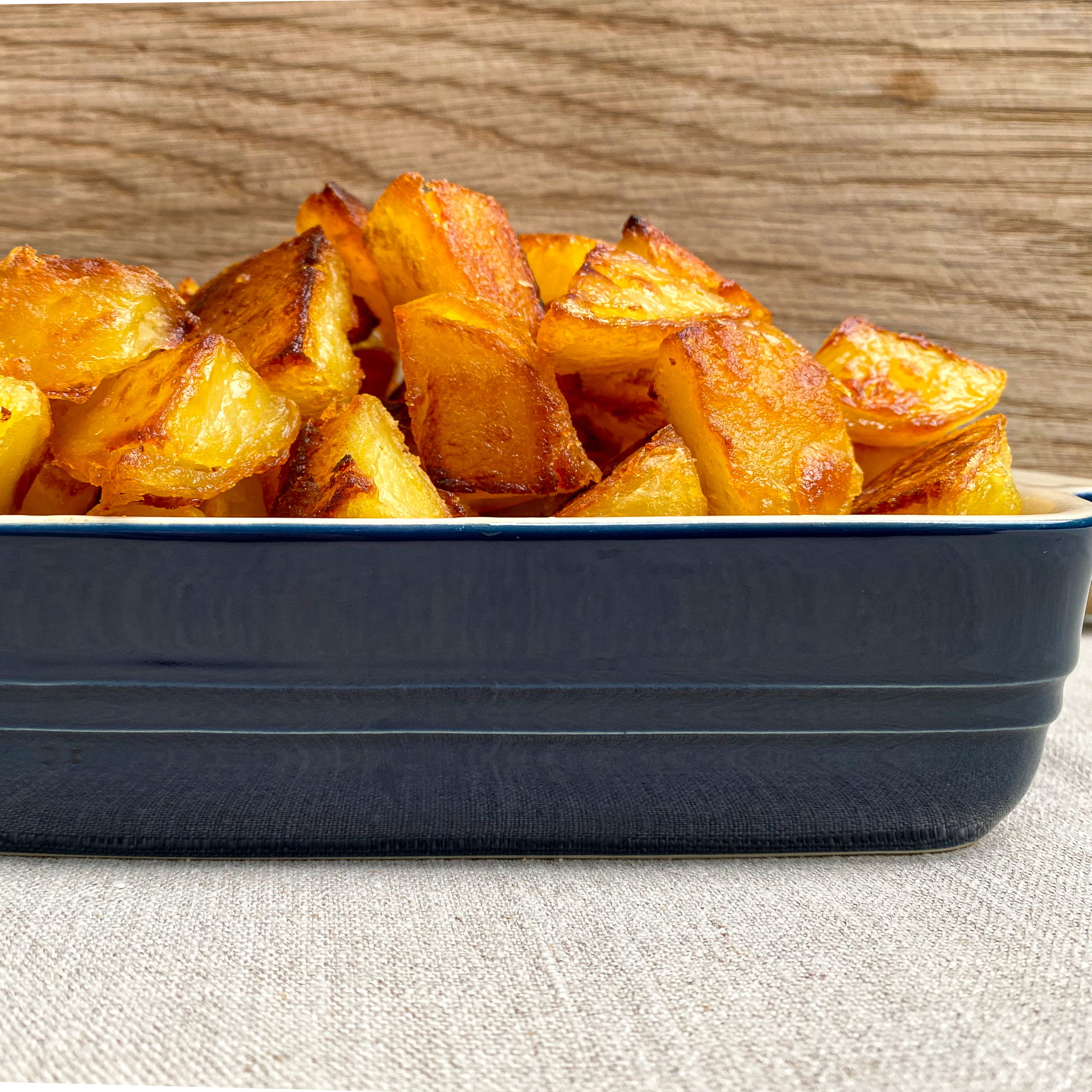 Super crunchy oven roasted potatoes