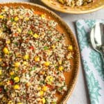 Quinoa and corn salad