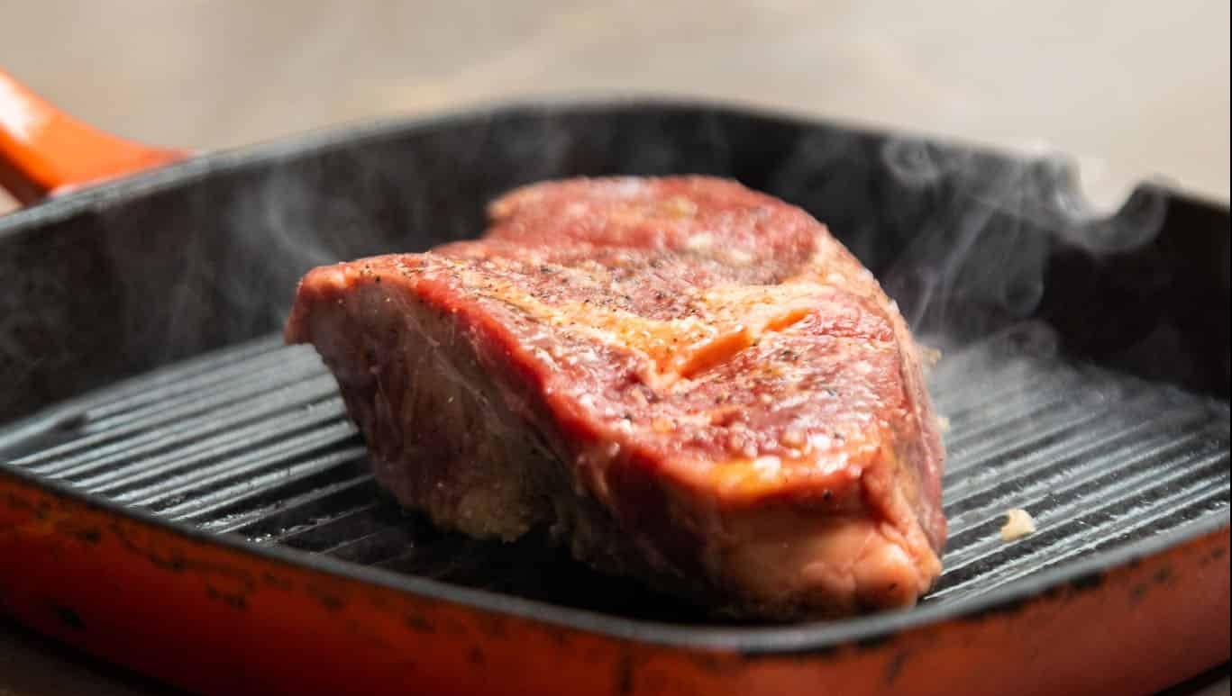 Grilling Ribeye Steak